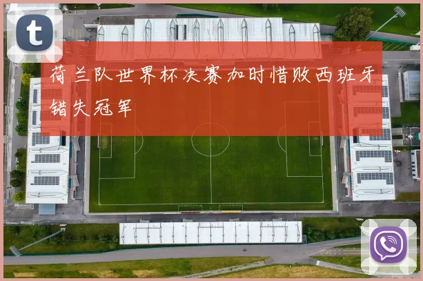 荷兰队世界杯决赛加时惜败西班牙错失冠军