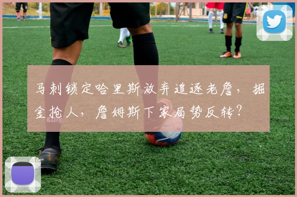 马刺锁定哈里斯放弃追逐老詹,掘金抢人,詹姆斯下家局势反转?