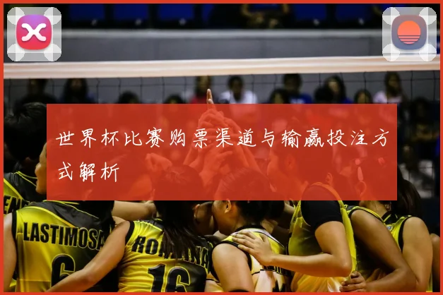 世界杯比赛购票渠道与输赢投注方式解析